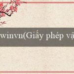 winvn(Giấy phép vận chuyển hàng hóa đường thủy số 79)